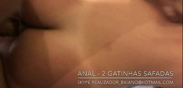  Telegram @Realizador Baiano fazendo 2 gatinhas gozarem dando o cuzinho! Sexo amador, anal, Menage feminino , Swing em salvador, novinha de salvador , negao